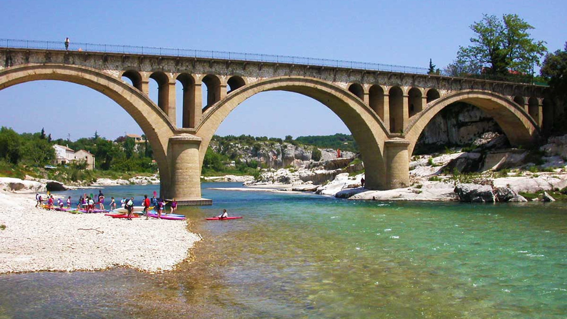 Parcours 18km Collias La Baume Pont du Gard