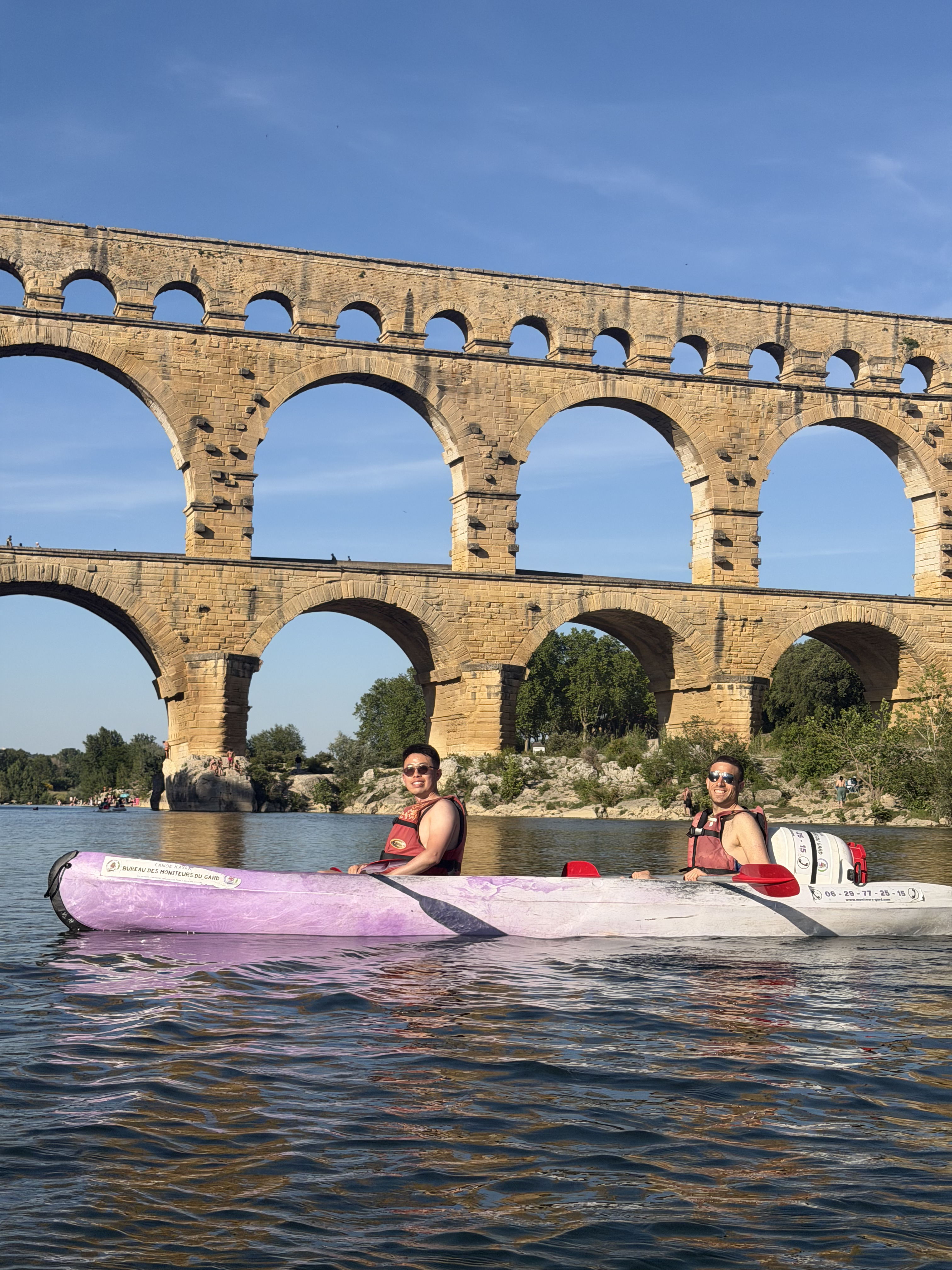 Canoë kayak pont du gard